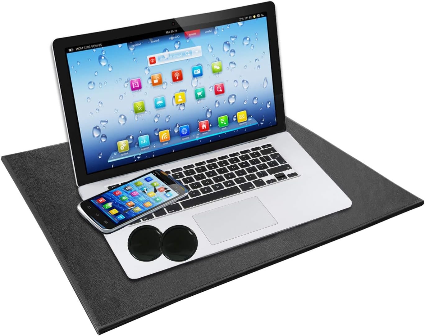 Laptop Pad Protection, Laptop Pad E/M*F, Protect & Heat Shield Protection Suitable for Ipad/Cell Phones Laptops, Tablets, Notebooks Laptop Pad (12″-7.8″)