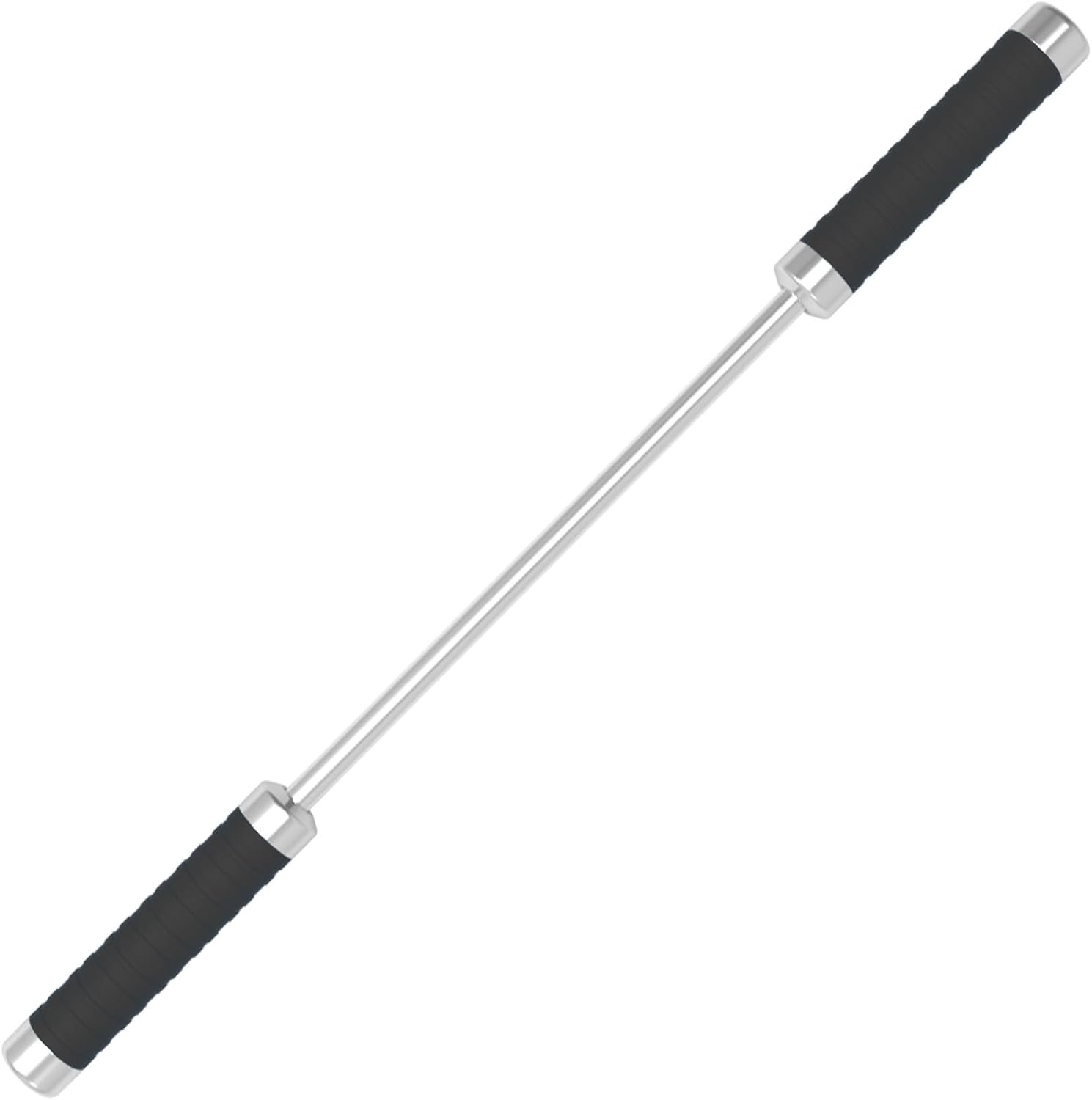 Stainless Steel Muscle Roller Stick for Legs with Silicone Grip and Ball Bearing Foot Roller for Athletes – Massage Roller Stick