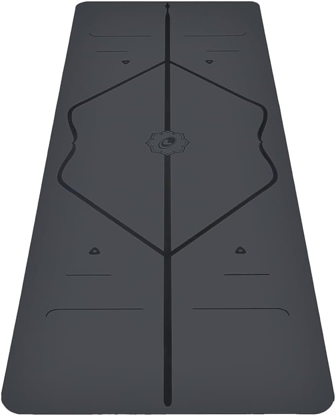 Liforme Travel Yoga mat – Patented Alignment System, Warrior-Like Grip, Non-Slip, Eco-Friendly, Ultra-Lightweight and Sweat Resistant, Made with Natural Rubber