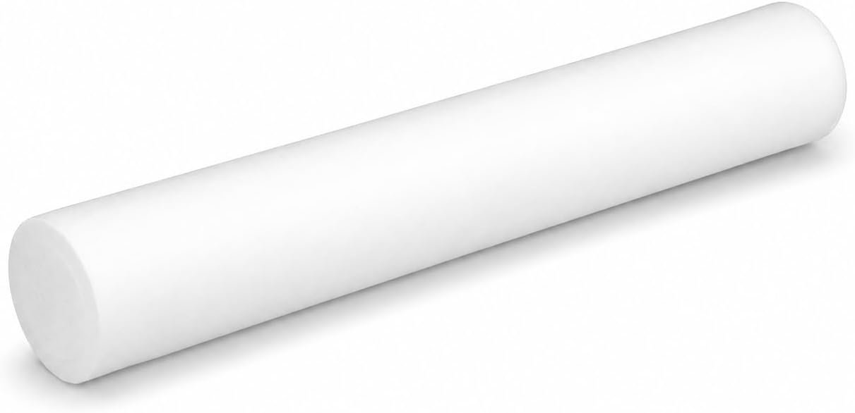 Medium/Firm White PE Foam Roller (36″ Full Round)