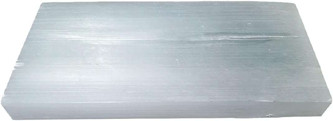 New Age Imports, Inc.® ~ Premium Quality Selenite Charging Plate 8×4″ – Approx. 2 LBs. Great for Wicca, Reiki, Healing, Metaphysical, Chakra, Positive Energy, Meditation, Protection, Decoration.