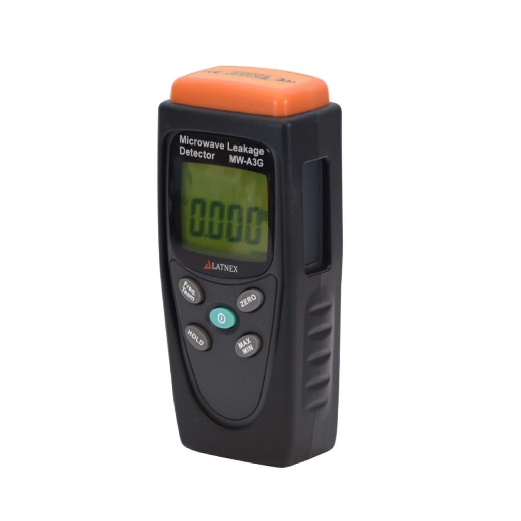 LATNEX MW-A3G Microwave Oven Leakage Detector – Radiation from Microwave Ovens & RF Welding Machines & RF Sources – Built-in Alarm – Perfect Tool for Homeowners