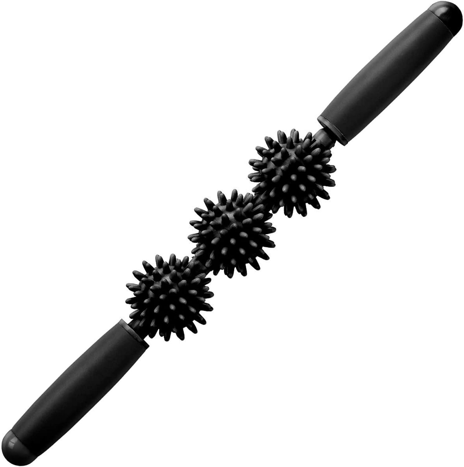 Coolife Fascia Muscle Roller – Cellulite Massager – Fascia Roller for Cellulite and Sore Muscles – Neck, Leg, Back, Body Deep Tissue Massage Stick Tools – 3 Balls Size Version