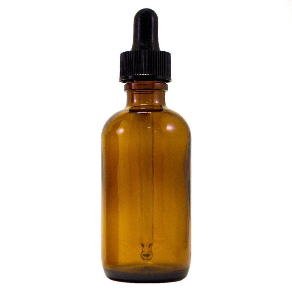 Amber Glass Dropper Bottle 2 oz – Refillable UV-Resistant Glass Bottle with Leak-Proof Dropper for Essential Oils, Serums, Tinctures, DIY Skincare – Single Pack – GreenHealdh