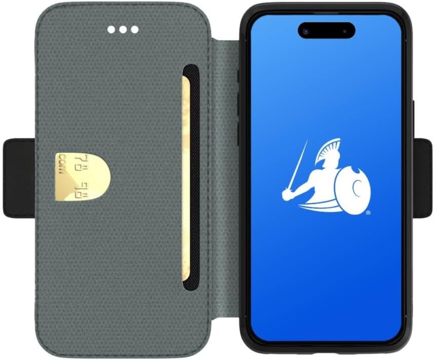 DefenderShield EMF Protection & 5G Anti Radiation iPhone 14 SlimFlip Case – RFID Blocking EMF Shield Slim Wallet Case