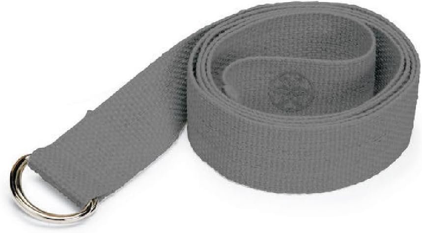 Gaiam Yoga Strap Premium Athletic Stretch Band with Adjustable Metal D-Ring Buckle Loop | Exercise & Fitness Stretching for Yoga, Pilates, Physical Therapy, Dance, Gym Workouts