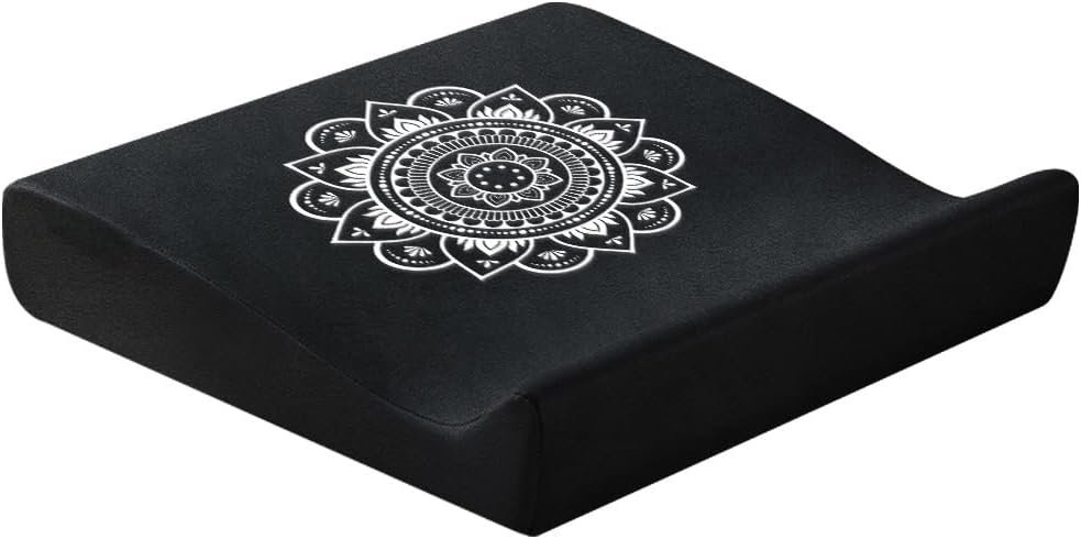 Meditation Cushion Set with High-Density Foam : 26.4″ Large Floor Pillow for Yoga, Meditation, Sitting，Zafu & Zabuton Removable Washable Luxe Velvet Cover