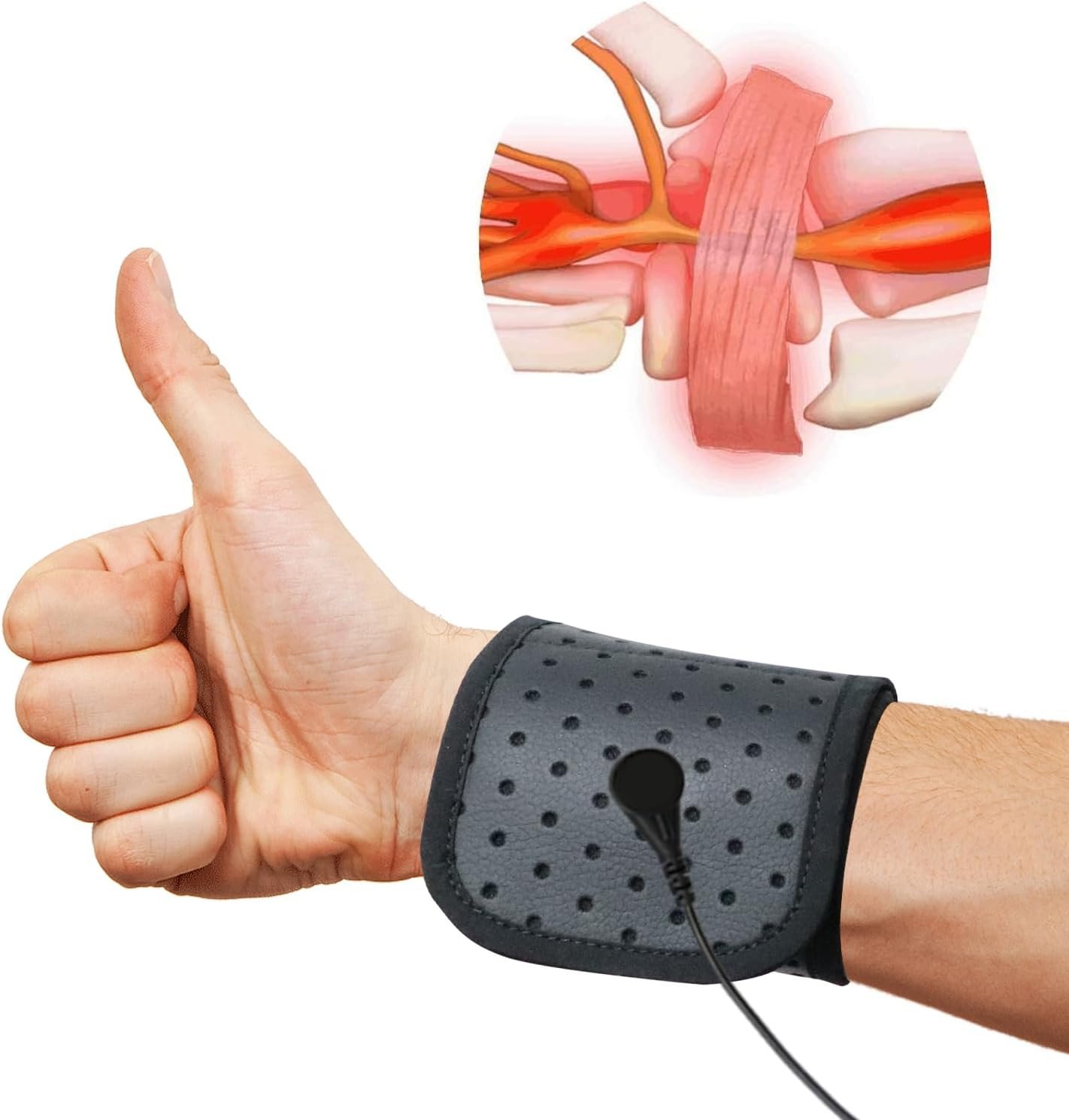Grounding Wrist Strap, Grounding Therapy Wristband for Pain Relief, Inflammation and Numbness, Grounding Products for Earth Connected