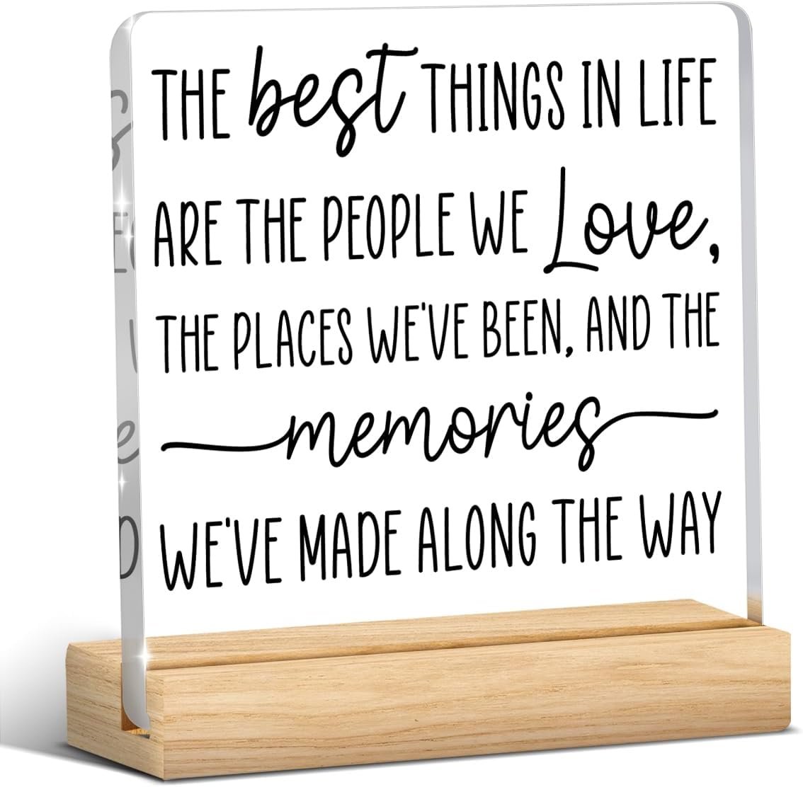 Inspirational Desk Accessories for Women, Motivational Office Desk Decor, Inspirational Gifts for Women Coworkers Friends Family, Motivational Quote Acrylic Sign Halloween Christmas Thanksgiving Gifts