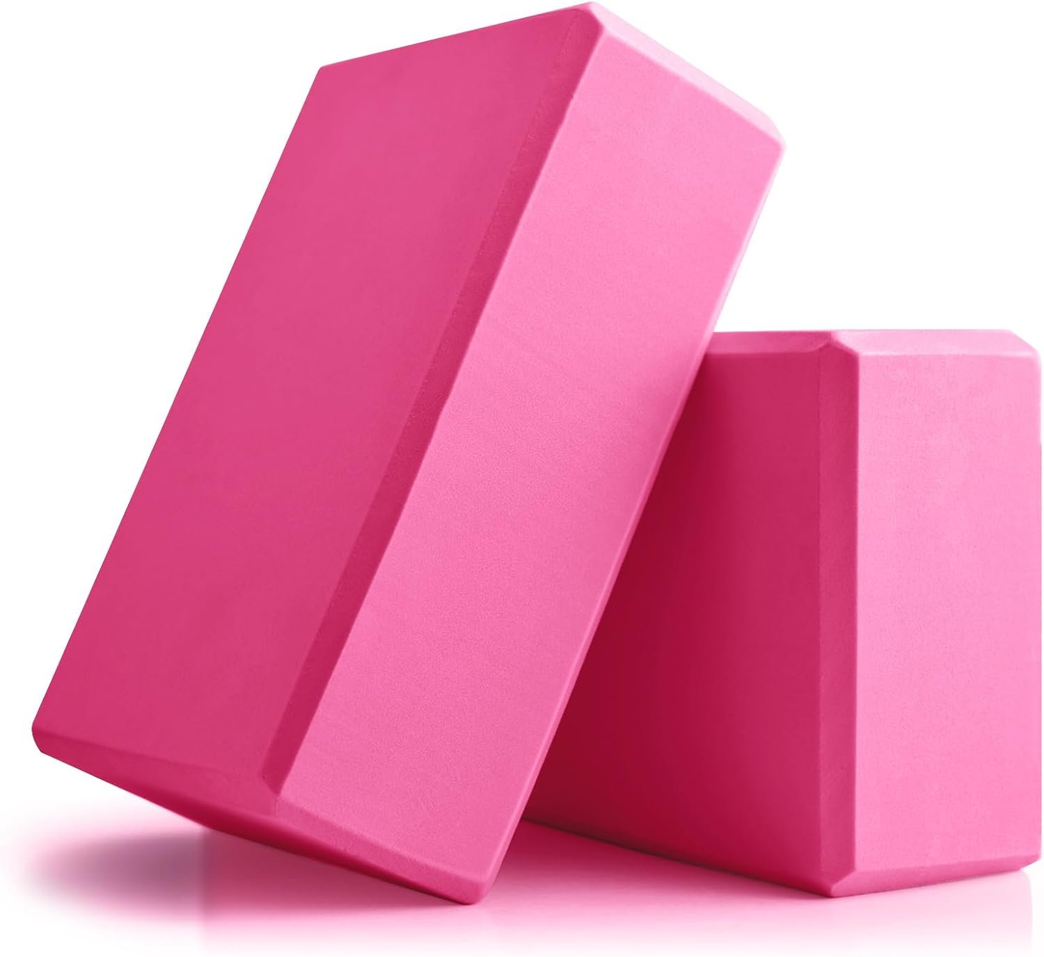 Yoga Blocks 2 Pcs, 9″x6″x3″ Yoga Brick Foam Blocks EVA Foam Block Yoga Props Accessories for Yoga Pilates Stretching and Meditation
