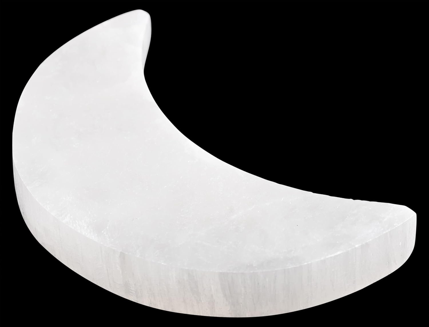 Selenite Charging Plate – 4″ Moon Selenite Crystal – Mined and Crafted in Morocco – Ideal for Cleansing and Recharging Crystals and Healing Stones – Protection Crystals – Spiritual Gifts and Decor