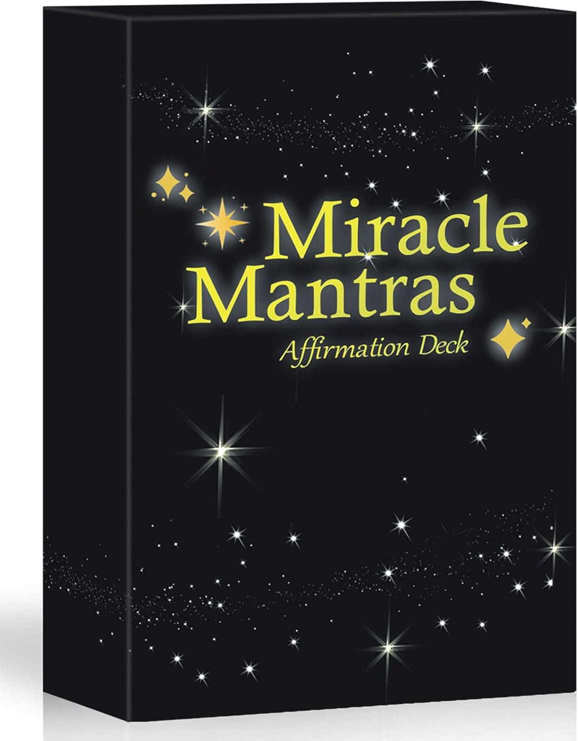 Miracle Mantras Positive Affirmations Cards – 54 Daily Affirmation Cards for Women & Men, Self Care, Love & Wealth, Mindfulness Motivational Deck, Inspirational Gift