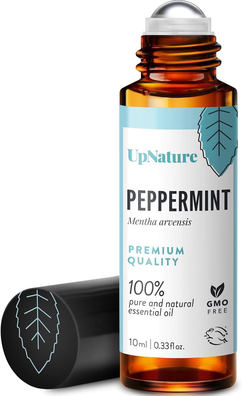 UpNature Peppermint Oil Roll On – 100% Natural Nausea & Morning Sickness Relief for Pregnant Women – Peppermint Essential Oil Pregnancy Must Haves Rollerball