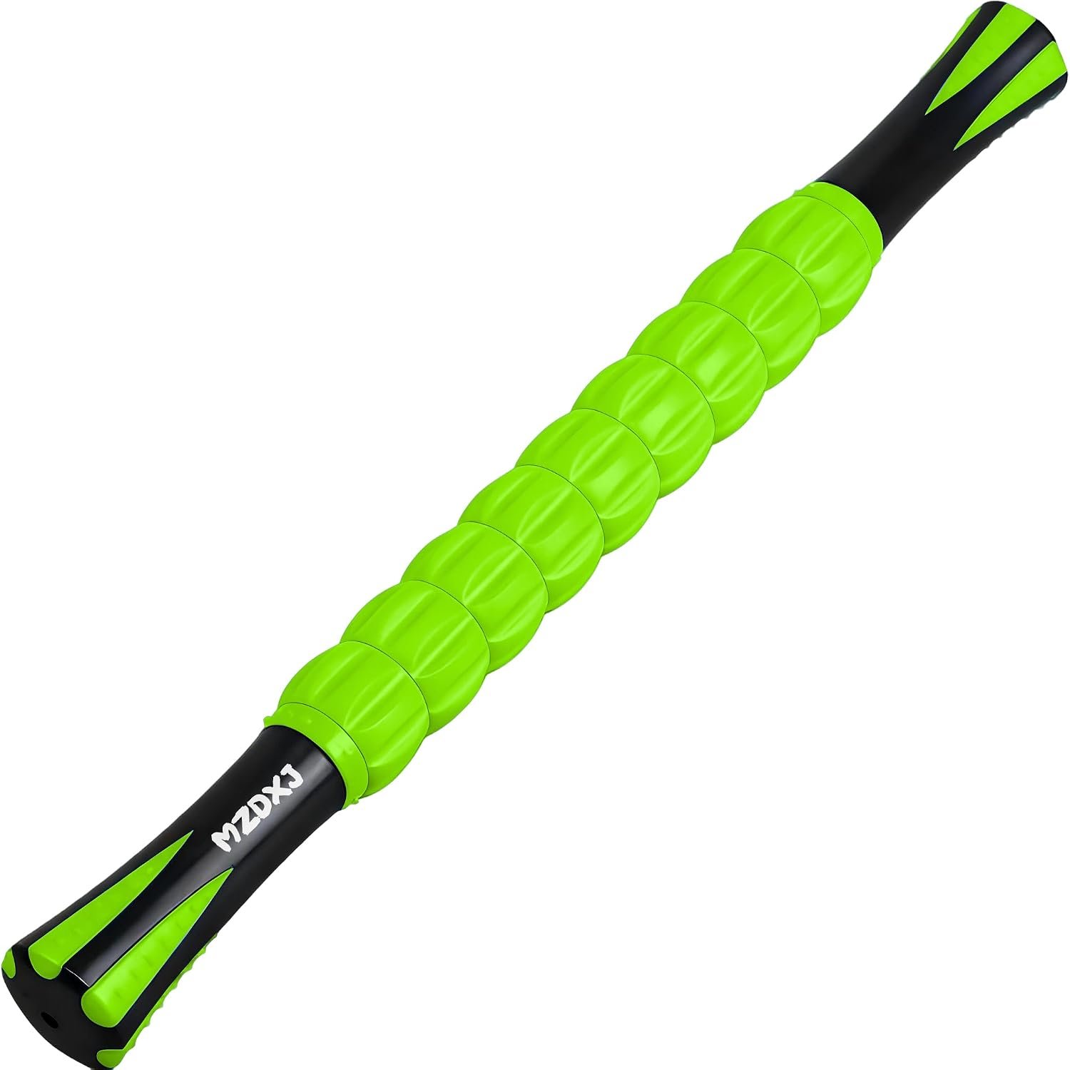Muscle Roller & Massage Roller Stick for Athletes – Lymphatic Drainage Support, Relieves Muscle Soreness, Cramping & Tightness – Targets Legs, Arms, Back & Calves （Green – 18inch）