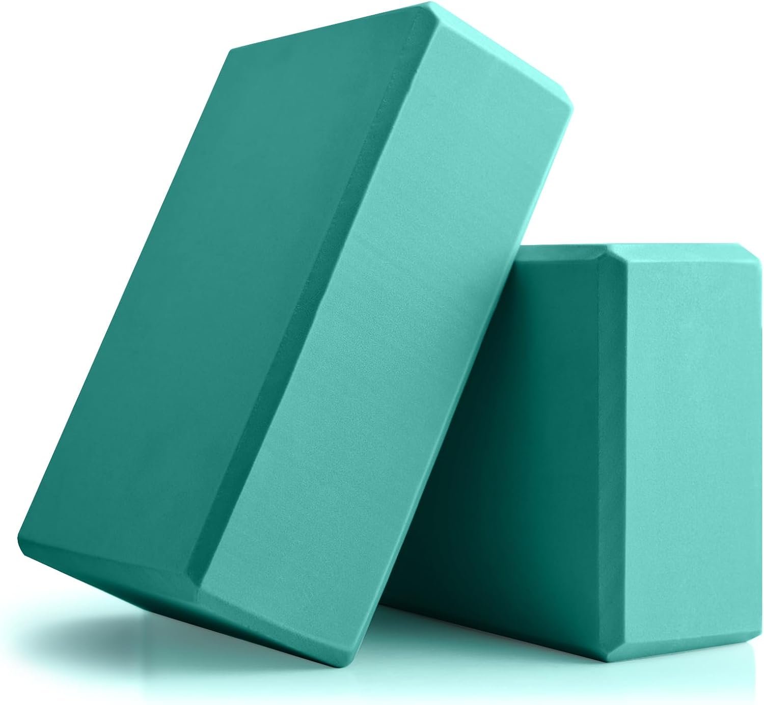 Yoga Blocks 2 Pcs, 9″x6″x3″ Yoga Brick Foam Blocks EVA Foam Block Yoga Props Accessories for Yoga Pilates Stretching and Meditation