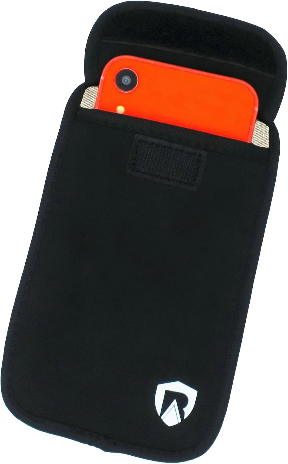 RadiArmor EMF Blocking Cell Phone Sleeve – EMF Blocking Pouch that Fits Most Standard Smartphones – Updated Version (Black, Large)