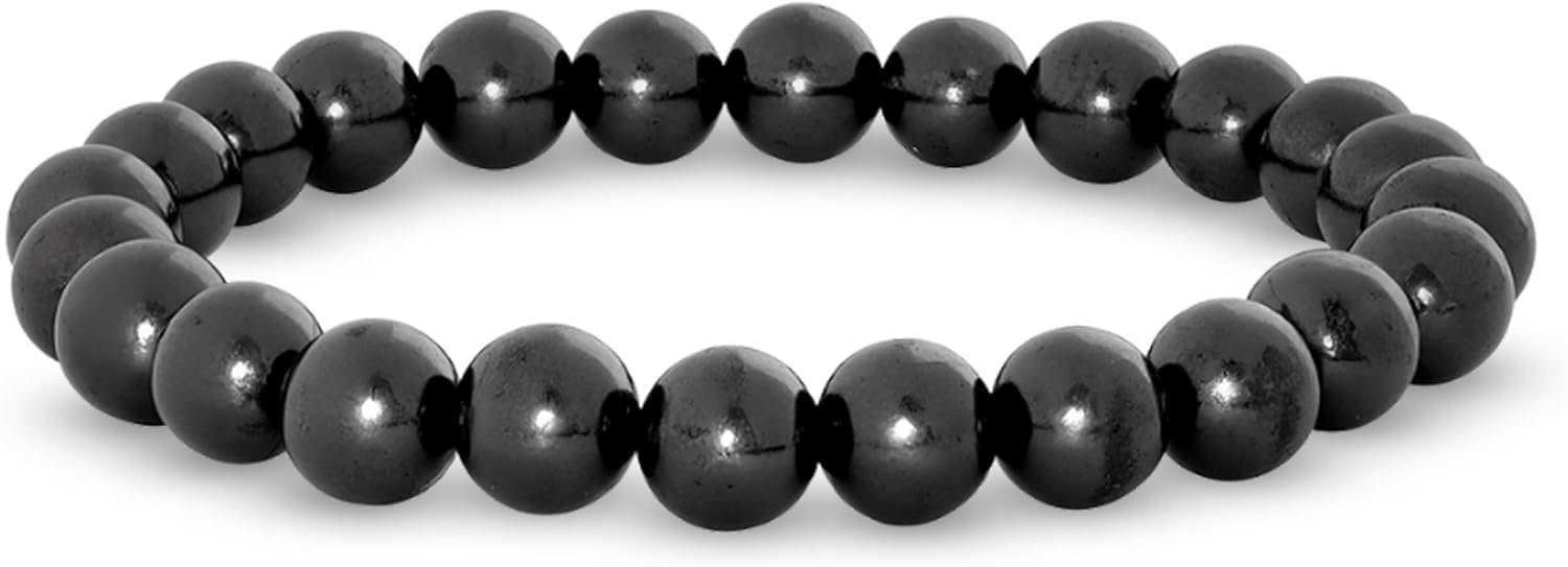 Karelia Creations Shungite Protection Bracelet – Fits Average Adult Wrists Men Women Authentic for EMF