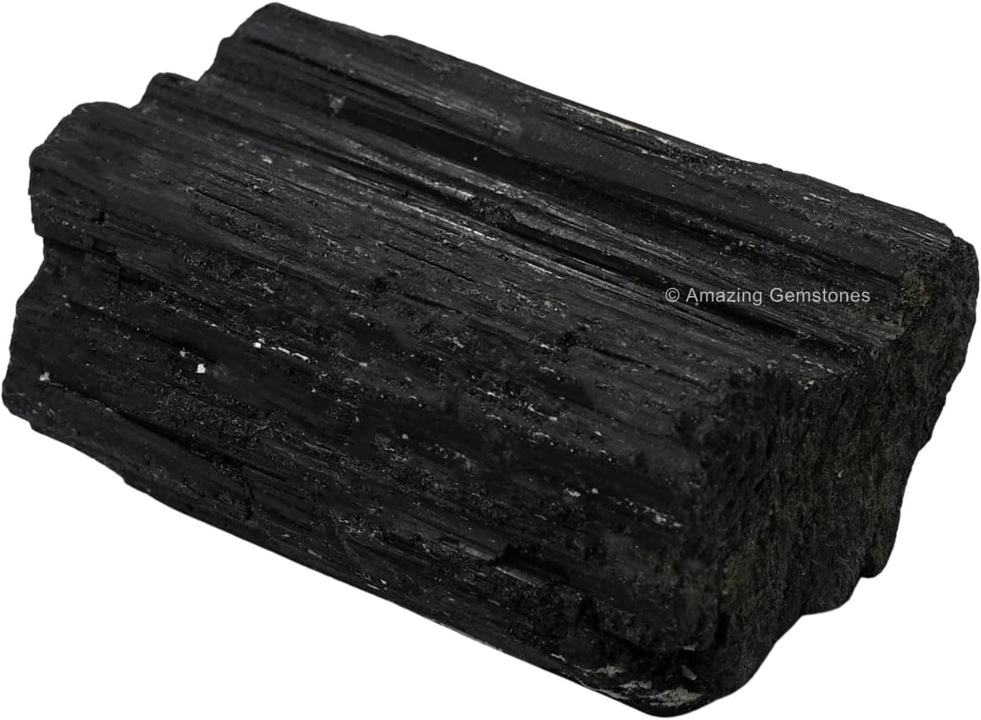 Amazing Gemstone Black Tourmaline Crystal – 1 Piece of 100-200 Grams Black Tourmaline Stone – Very High Grade Crystals Rough Raw for Protection, Good Vibes Turmalina Negra Piedra Originales