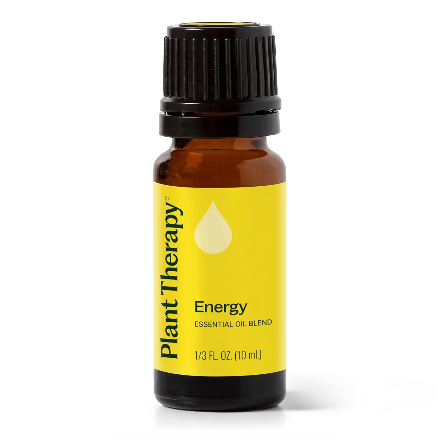 Plant Therapy Energy Essential Oil Blend 10 mL (1/3 oz) 100% Pure, Undiluted, Aromatherapy, Refreshing, Natural Energy Blend with Citrus and Peppermint