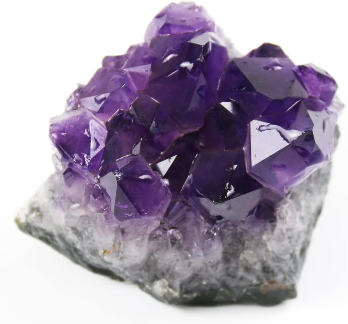 Amethyst Crystals, Amethyst Cluster, Amethyst Clusters for Witchcraft, Amathesis Crystal, Raw Amethyst, Natural Amethyst Geode Cave Crystals and Healing Stones(0.1Lb)