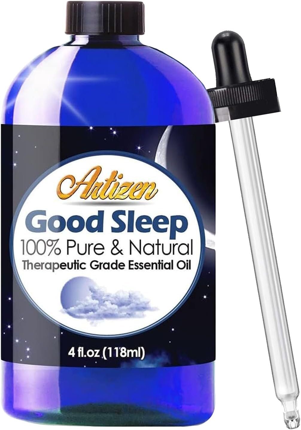 Artizen Good Sleep Blend Essential Oil (100% Pure & Natural – Undiluted) Therapeutic Grade – Huge 4oz Bottle for Aromatherapy, Relaxation, Skin Therapy & More – Aromatherapy Oil