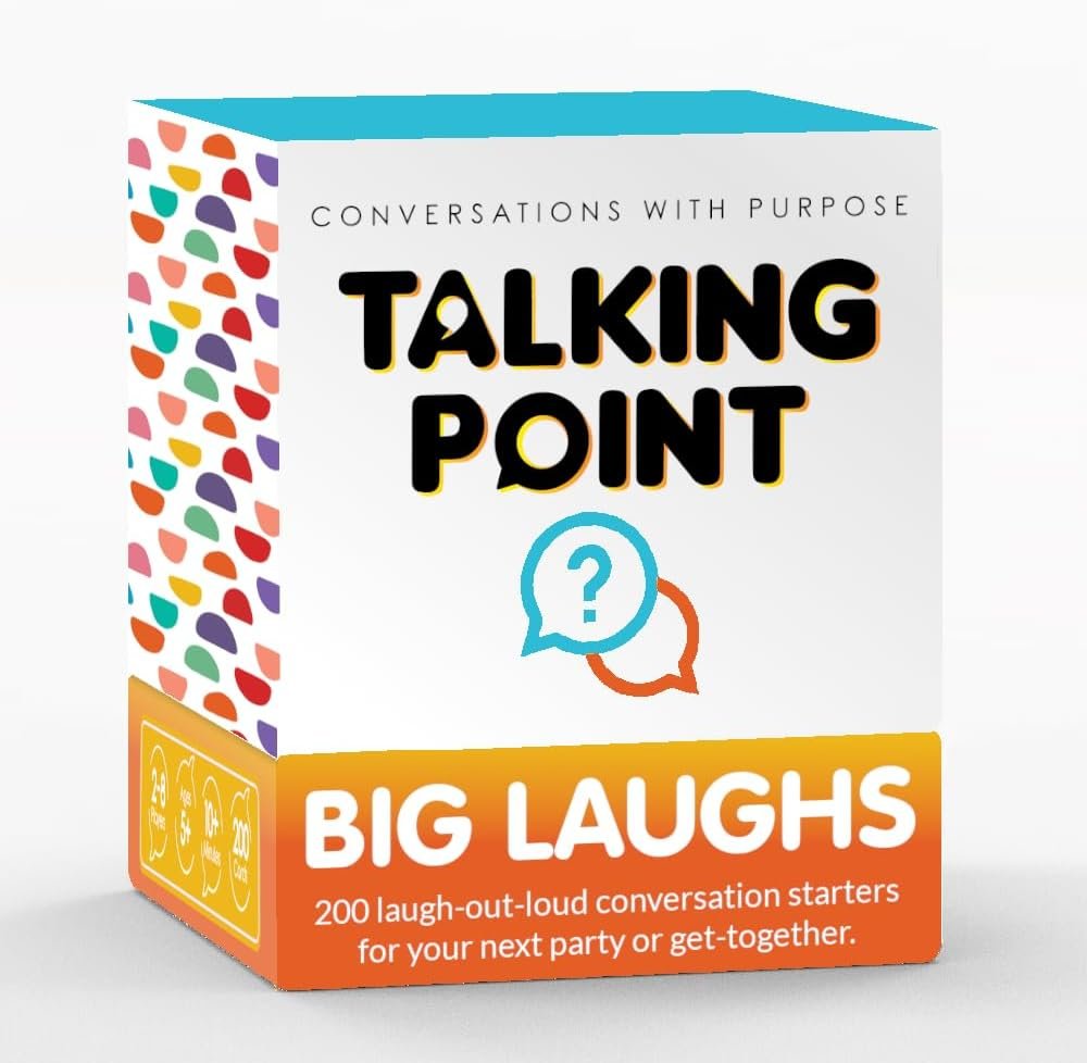 Funny Conversation Cards for Adults and Families – 200 Hilarious Questions and Conversation Starters – Group Game for Family Reunions, Parties & Game Night – Put Down Your Phones and Laugh Together