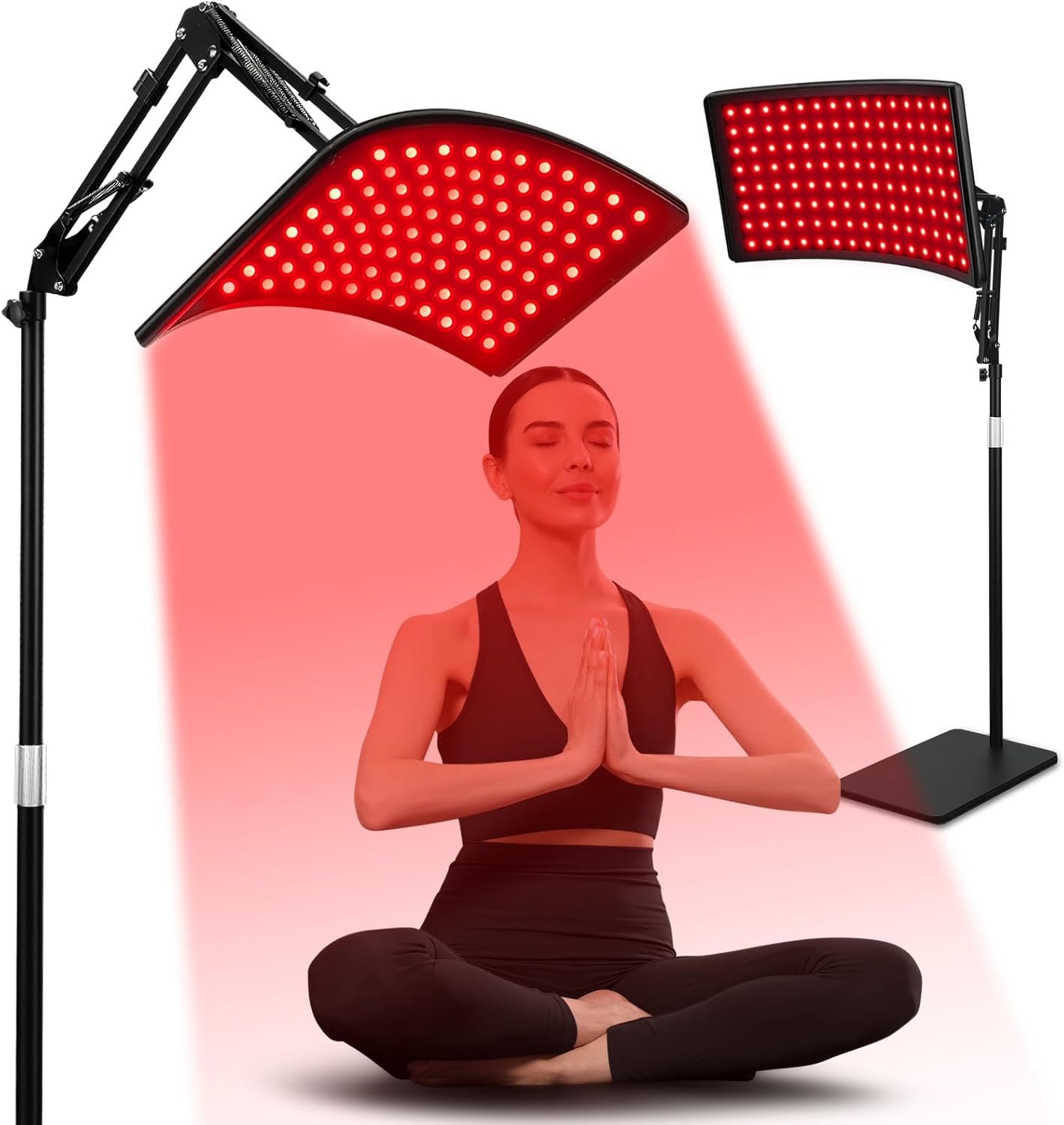 Viconor Red Light Therapy for Face and Body, Red Infrared Light Therapy Lamp with Stand Led 660nm & 850nm Infrared Light Device for Body