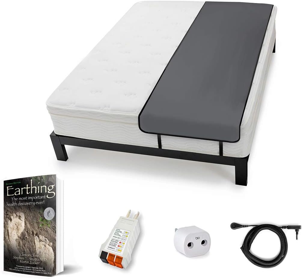 Earthing Elite Sleep Mat Kit, Clint Ober’s EARTHING Products, Grounding Mat for Any Size Bed