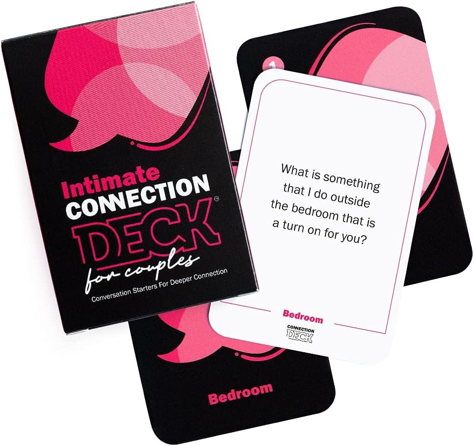 Card Game for Couples – Connecting and Revealing Questions to Ignite A Deeper Relationship – Perfect for Anniversary, Date Night & More (100 Cards)