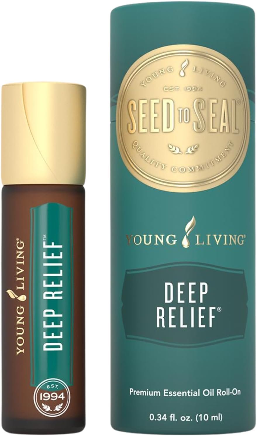 Young Living Deep Relief Roll-On | 10 ml | Cooling Essential Oil Blend for Topical Use | Compact & Travel-Friendly