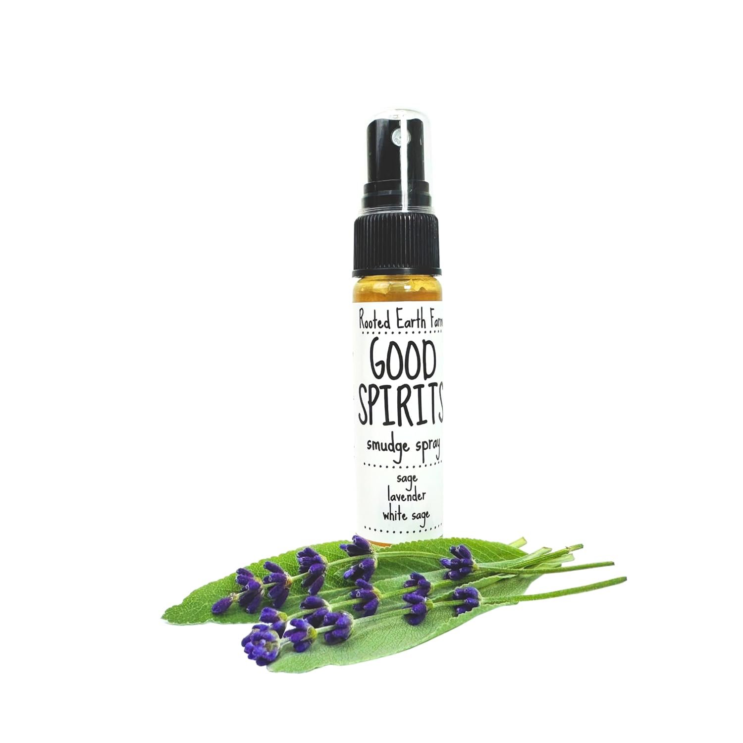 Good Spirits Smudge Spray – 1 fl oz – White Sage Smudging Spray – Crystal Cleansing