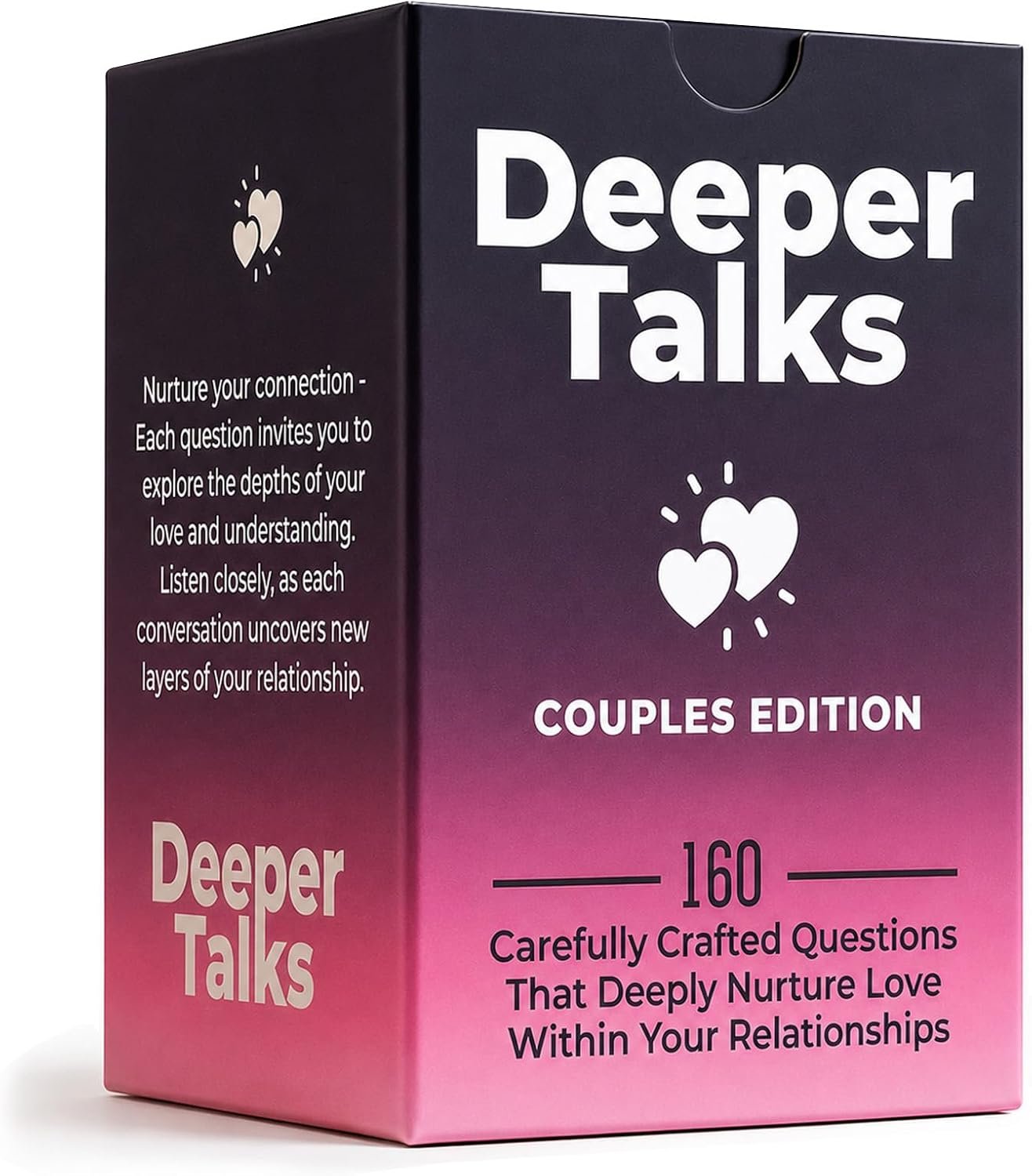 Couples Games – 160 Game Cards for Couples to Build Deeper Connection, Relationship Conversation Starters for Date Night Game, Romantic Gift for Him or Her, Anniversary Wedding Gift