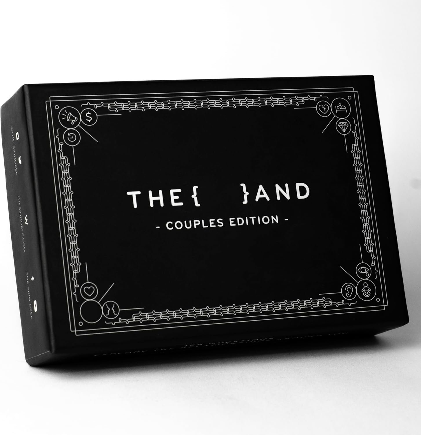 {THE AND} Couples Edition – 199 Meaningful Conversation Cards for Couples – Questions to Deepen Connection & Build Relationships – Date Night Card Game for Adults By The Skin Deep