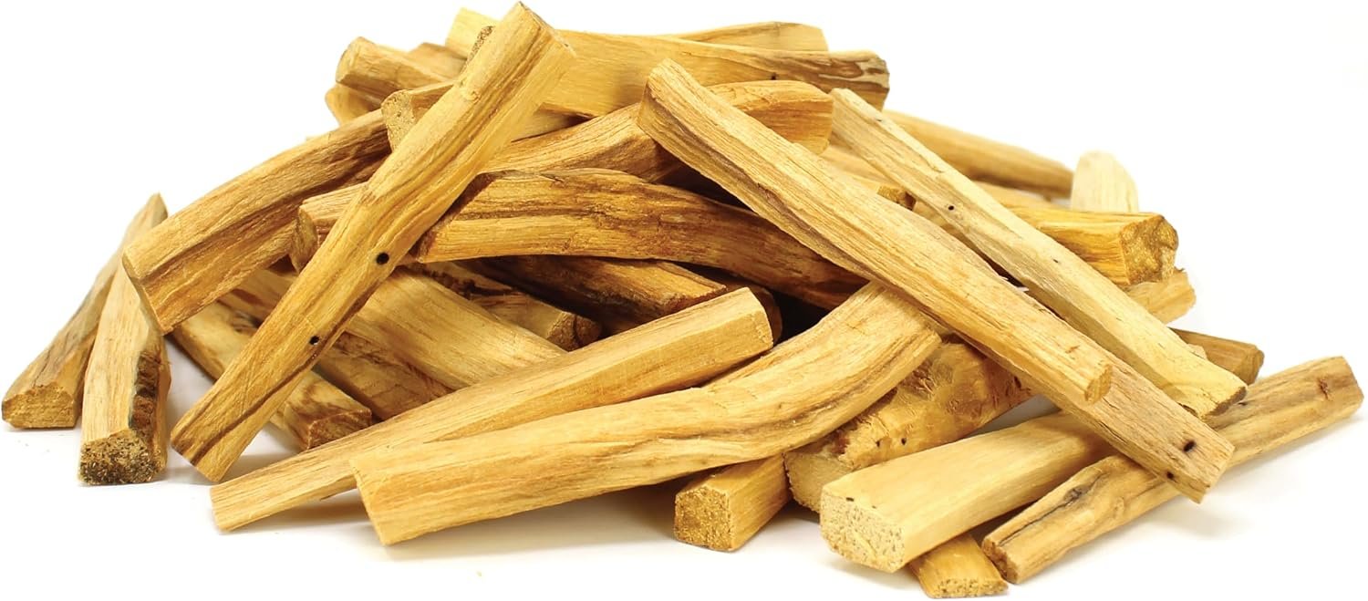 Authentic Palo Santo Wood Sticks – Natural Smudging Incense for Meditation, Yoga, and Home Energy Cleansing – Sourced Ethically – Choose Your Pack Size (50 Sticks)