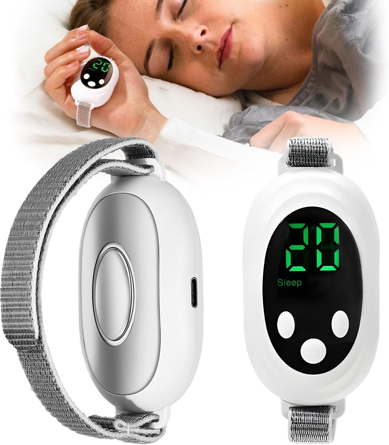 MACTANO Handheld Sleep Aid Device, Insomnia Relief Anxiety Help Sleep