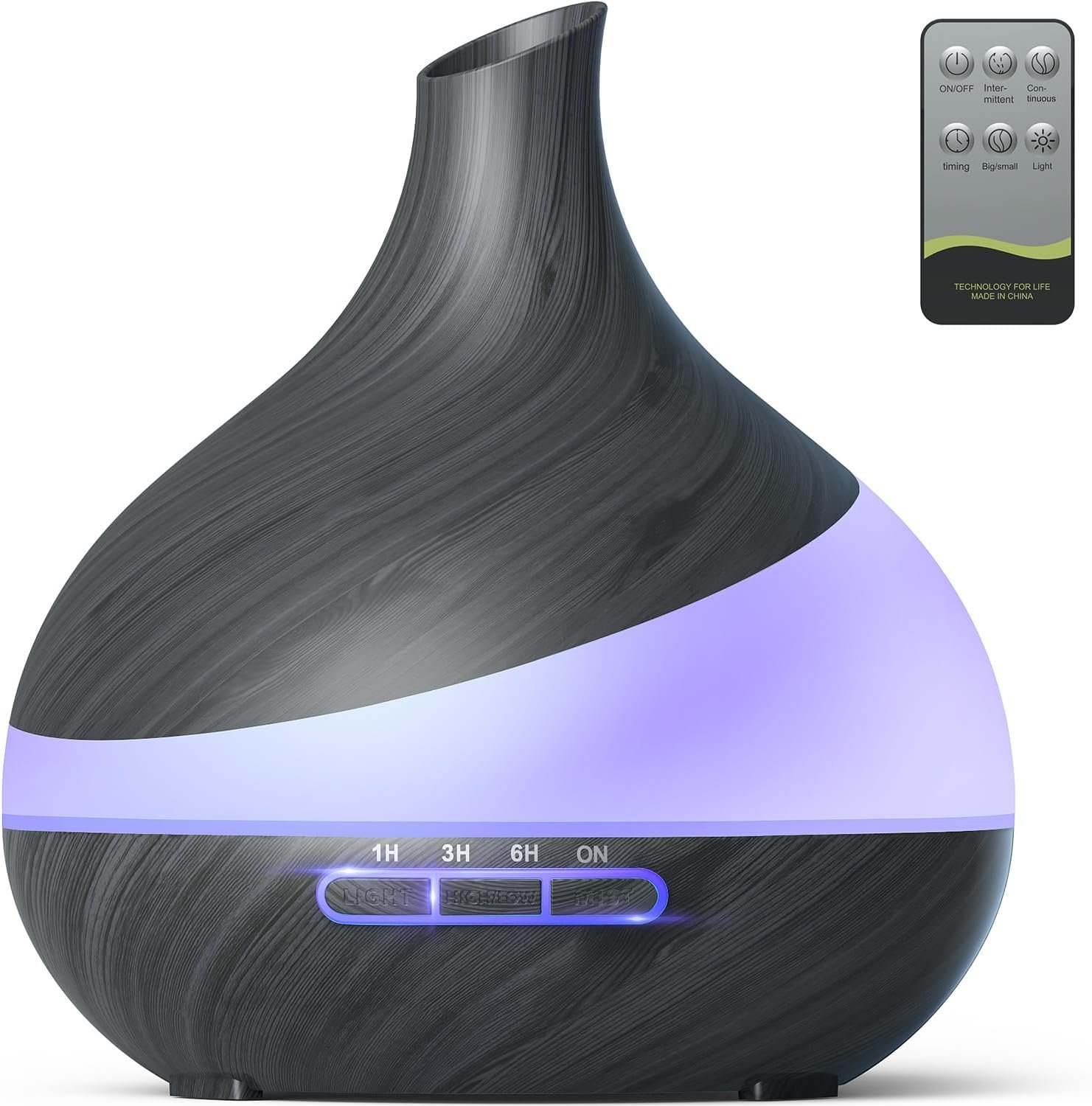 𝟒𝟒%𝐨𝐟𝐟 HJTHJT Essential Oil Diffuser for Women, 500ml Aromatherapy Diffuser:14-Color LED, Dual Mist 30/60ml/h, Remote Control, Auto Shut-Off, Hotel Spa Bedroom