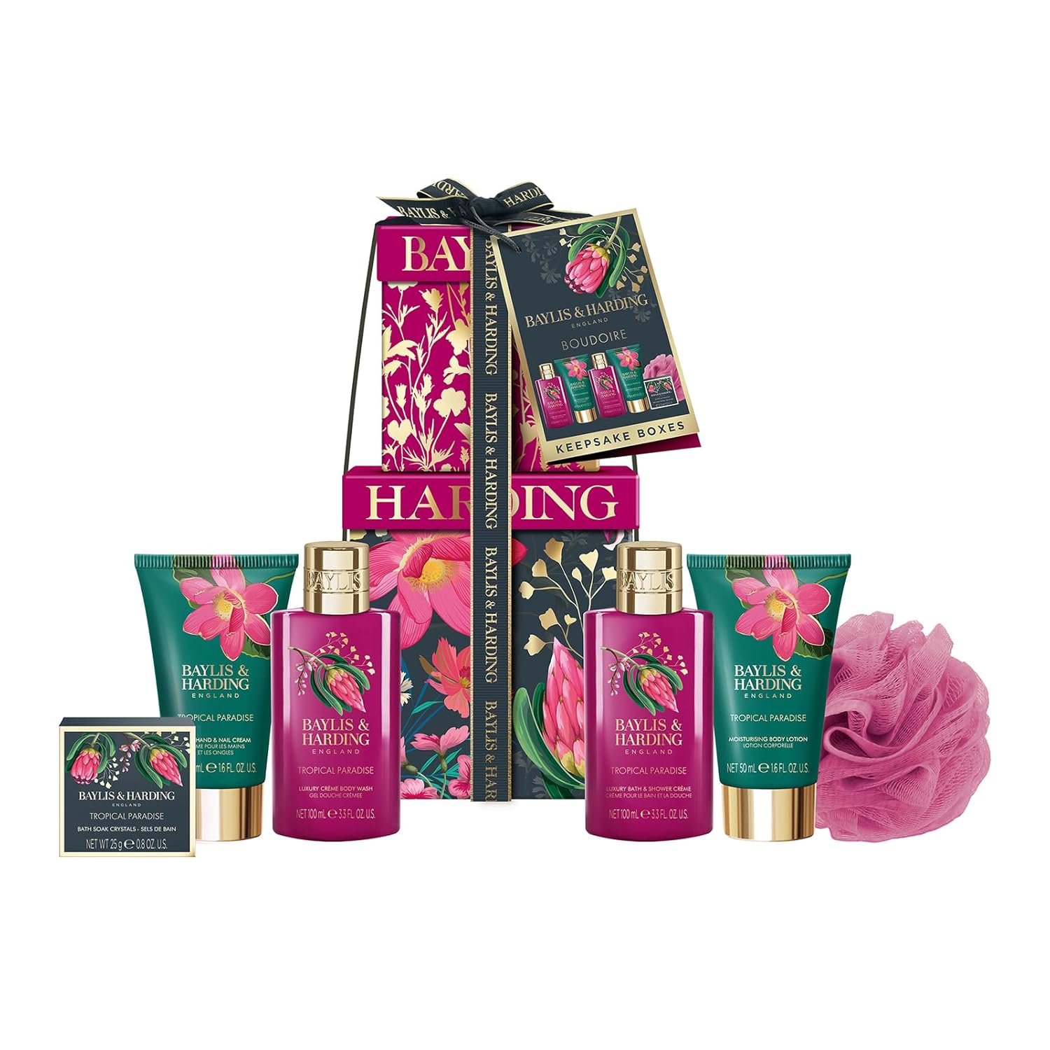 Baylis & Harding Boudoire Luxury Pamper Present, Gift Set for Women