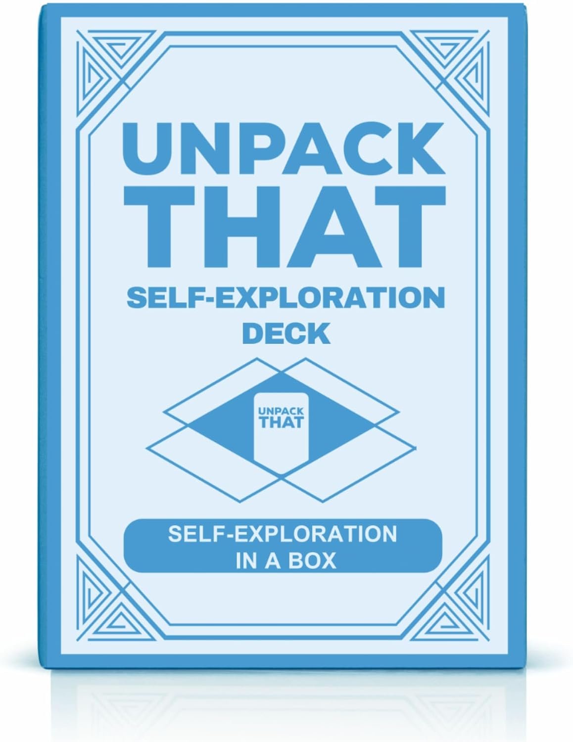 UNPACK THAT Self-Exploration Card Deck Personal Growth Cards – 100 Deep Questions for Self-Discovery, Mindfulness & Emotional Healing | Journal Prompt, for Her