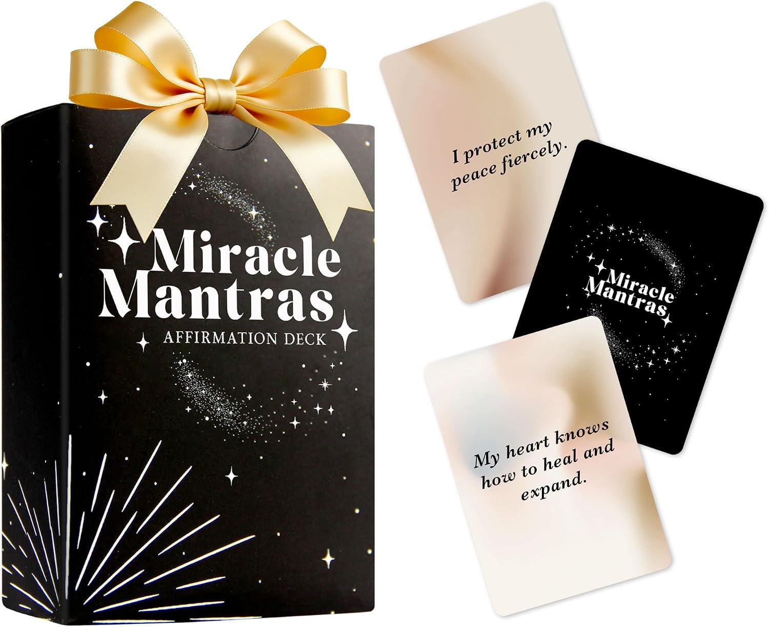 Affirmation Cards for Women, 62 Daily Self Love Cards for Motivation, Mindfulness & Confidence, Inspirational Mantra Deck, Encouragement Gift for Friend Sister Daughter Coworker