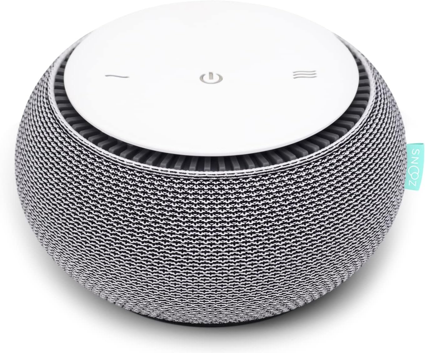 SNOOZ Smart White Noise Machine – Real Fan Inside for Non-Looping Sound, Portable Sleep Aid for Adults, Dogs, Travel, Home, Bedroom, Sleeping, Office Privacy, Therapy, & Baby Registry Essential- Cloud