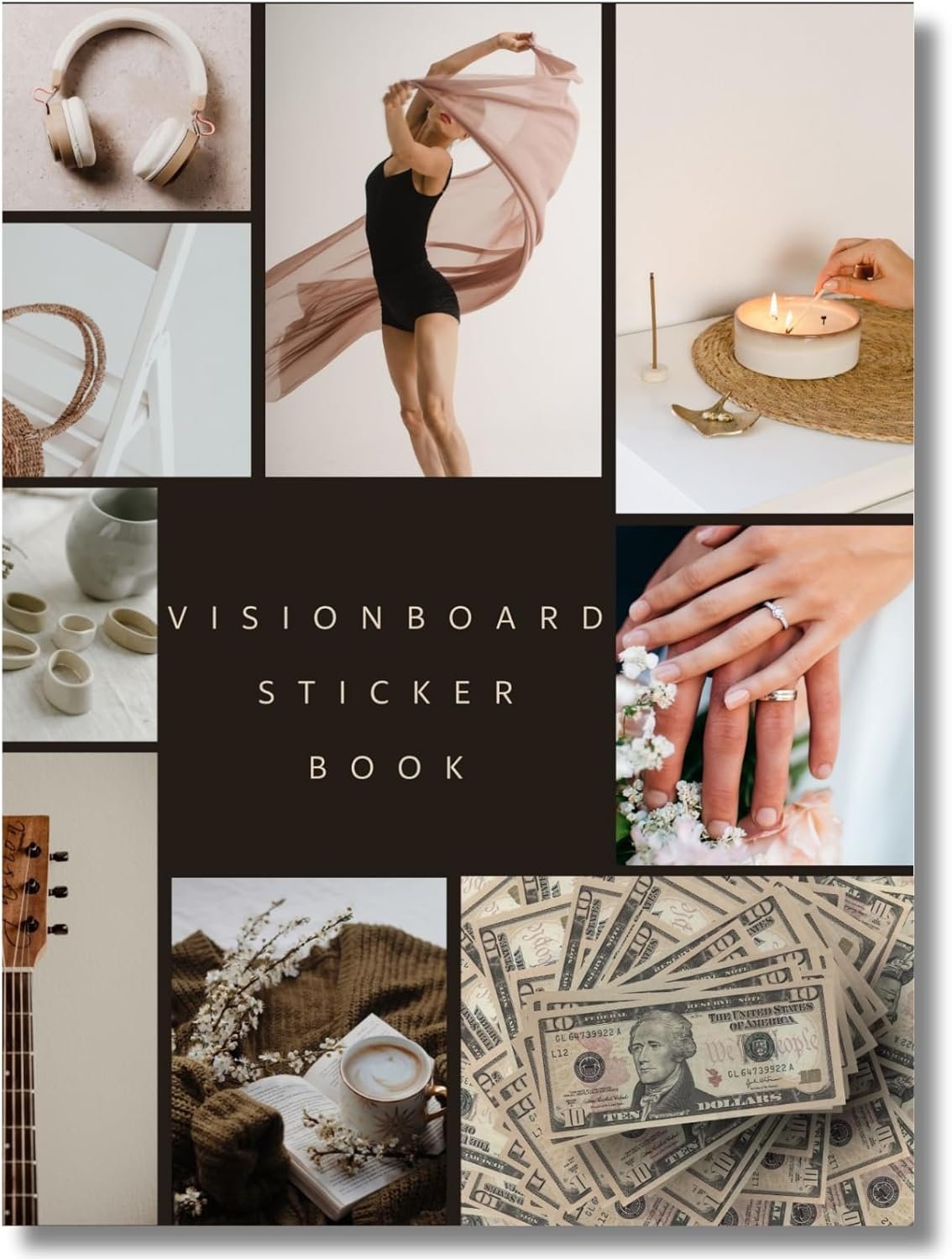Biutcase 2026 Vision Board Sticker Book – Motivational Quotes & Images for Goal Setting, Manifestation & Self-Growth | Planner Accessories & Supplies Kit for Women