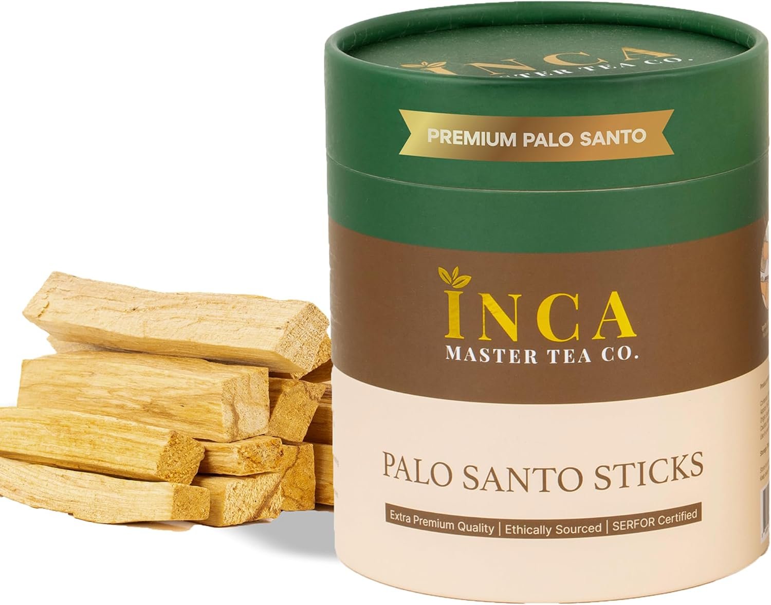 Inca Master Palo Santo Incense Sticks – 100% Natural High Resin Palo Santo Wood Sticks for Spiritual Cleansing, Meditation & Stress Relief, 250 Grams Palo Santo Sticks