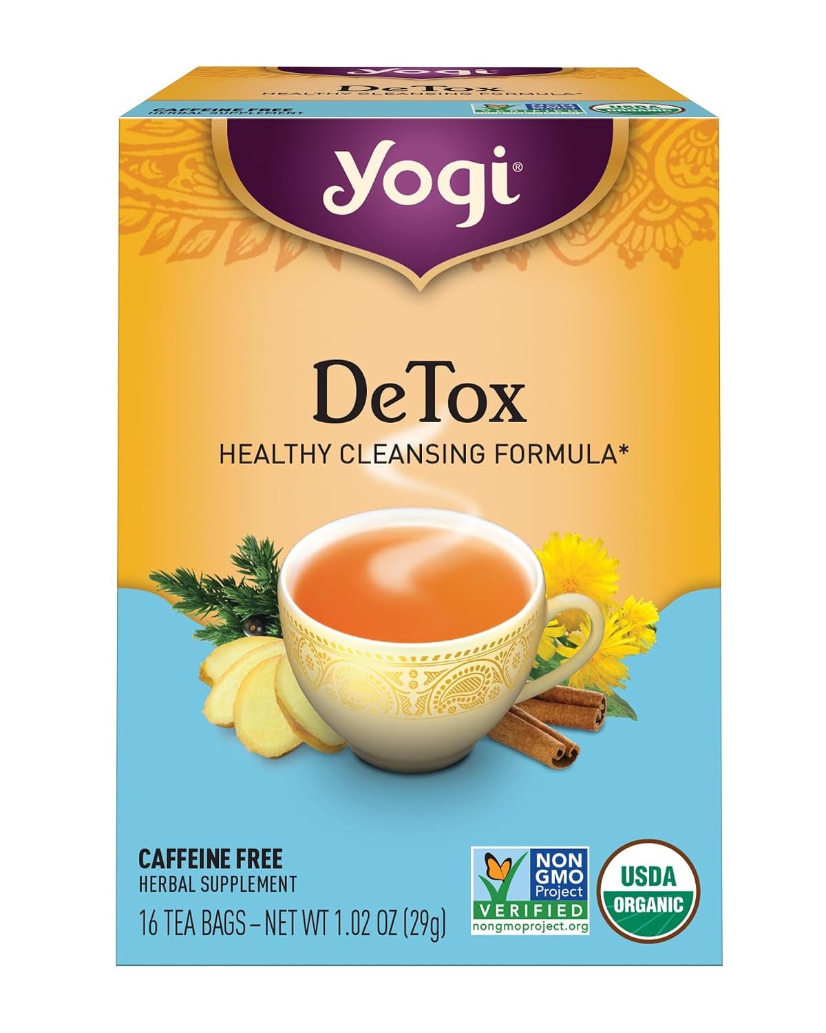 Yogi Tea, DeTox, 16 Count