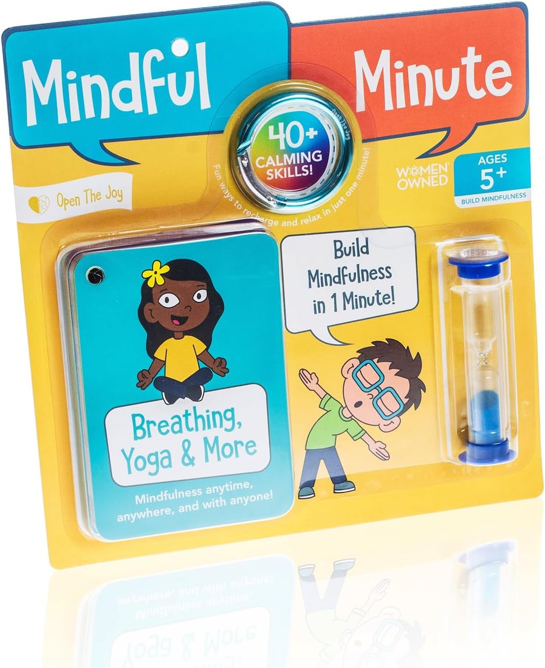 Open The Joy Mindful Minute Cards for Kids – Mindfulness Activities, Stress Relief, Emotional Regulation Tools, and Calming Strategies – Ages 5 and Up
