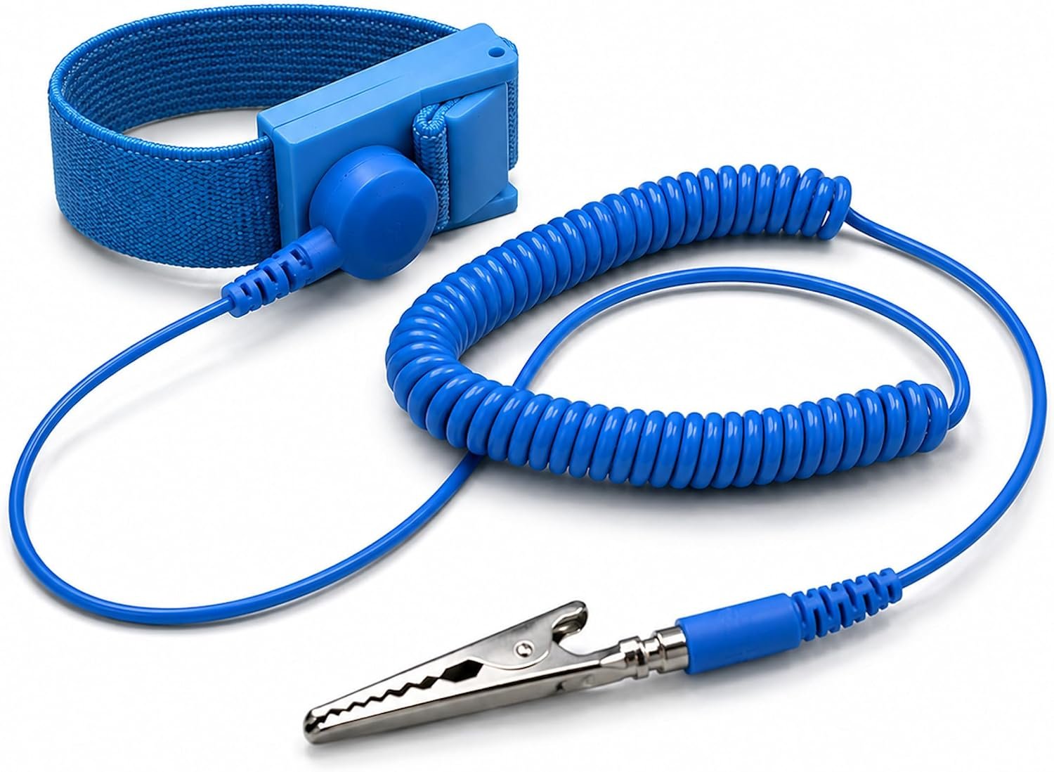 LUPO Anti Static Wrist Strap ESD Grounding PC Earthing Adjustable Wrist Strap Band – Prevents Build up of Static Electricity