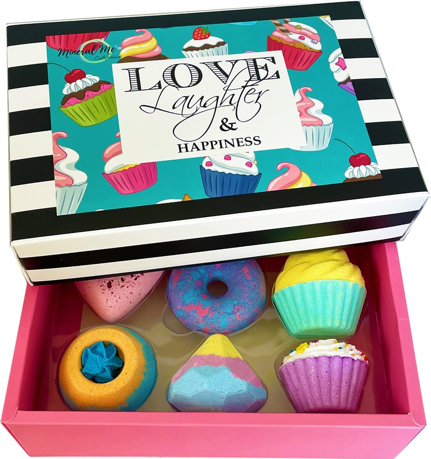 Bath Bombs for Girls – 6 Organic Bath Bombs Gift Set with Natural Ingredients, Aromatherapy Bubble Bath Fizzy for Kids, Teens, Women – Skin Moisturizing Bathbombs for Girls Ages 8-12, Lush Spa Kit