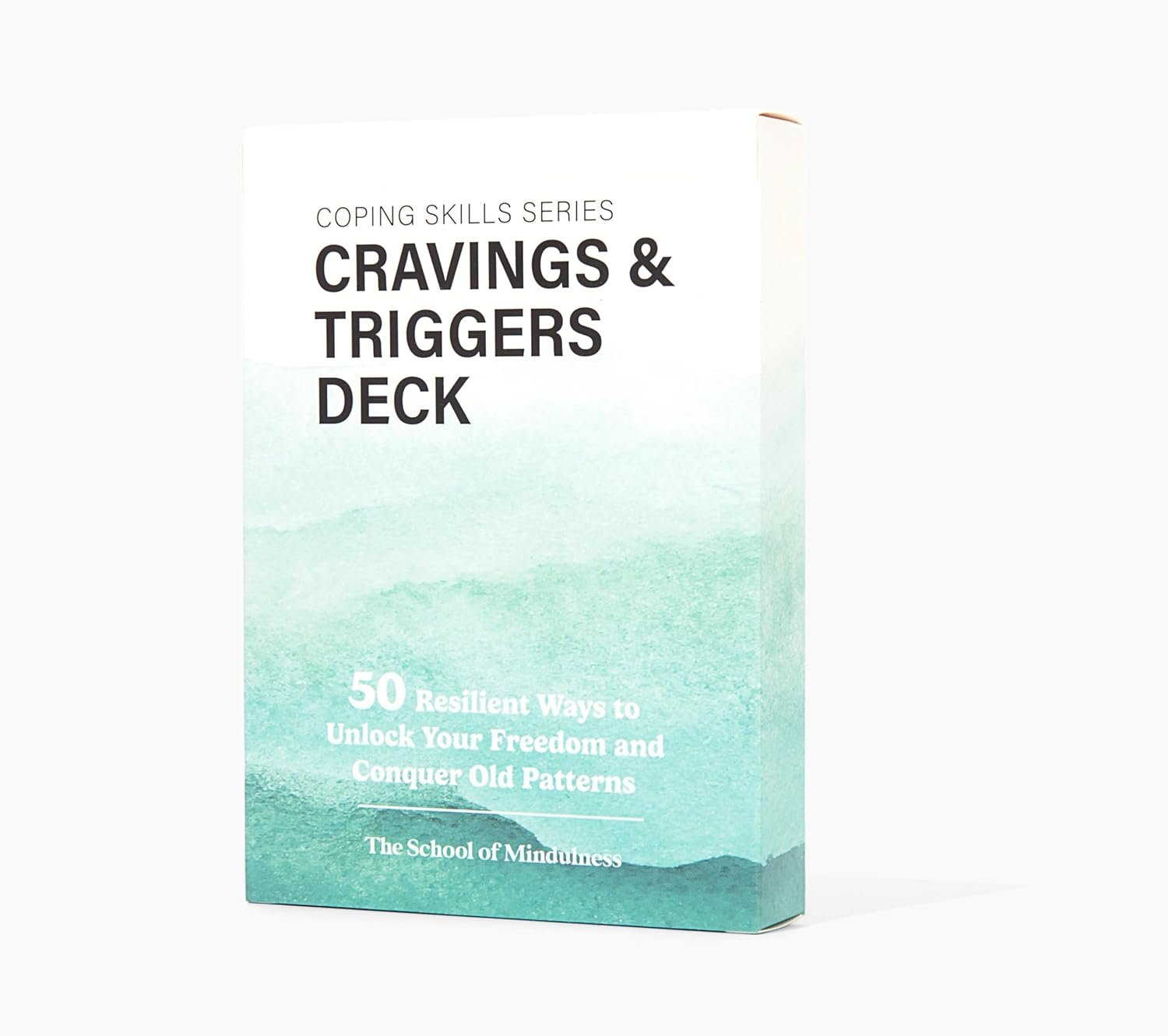 The School of Mindfulness- Mindfulness Coping Skills Series Deck, for Depression and Anxiety, Anger Management, and Cravings and Triggers (Cravings and Triggers)