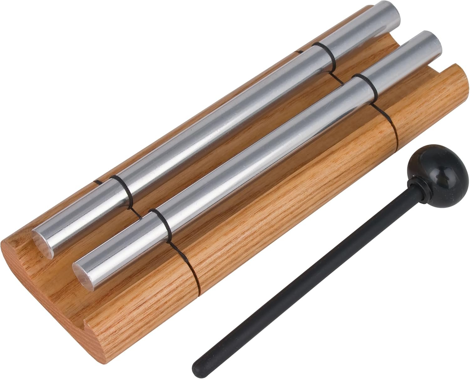 Woodstock Wind Chimes Zenergy Duo Hand Bell Chime, 2 Tone, Bell Percussion Instrument for Meditation, Yoga, Classrooms, Offices, Great for Awareness, Relaxation 7.5″ (ZENERGY2)