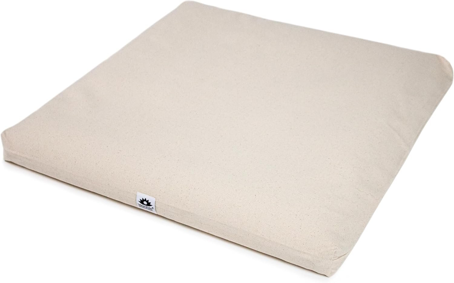 Zabuton, Eclipse line, Buckwheat Filled Meditation Cushion, 23″ x 23″