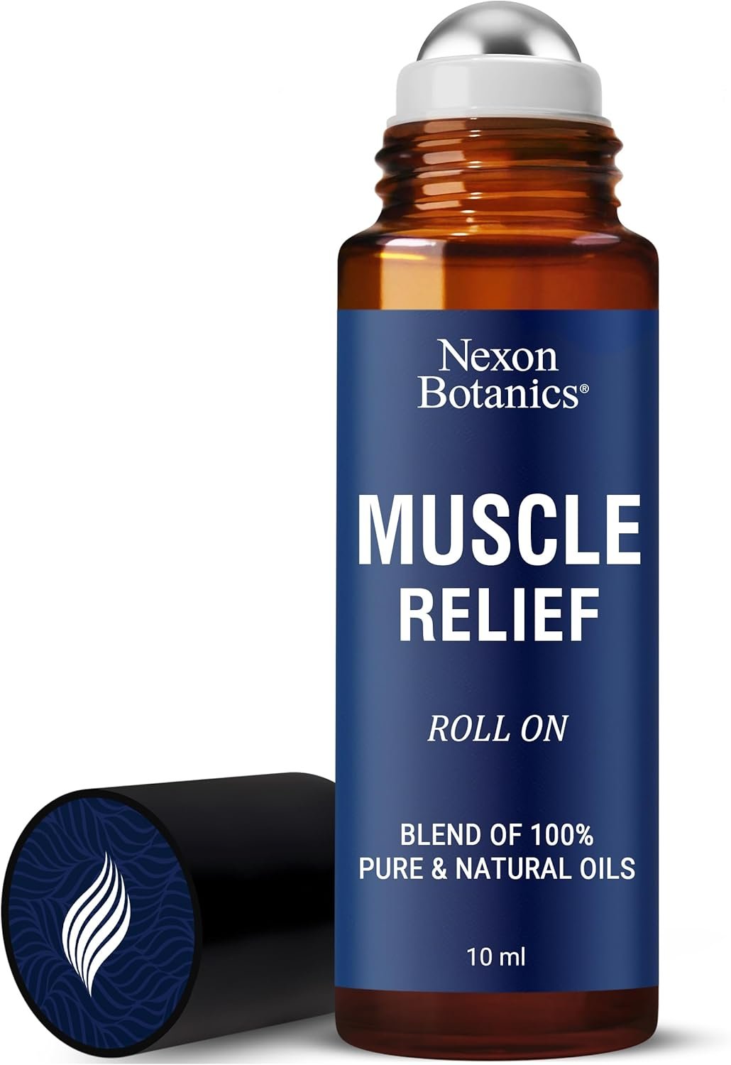 Muscle Relief Essential Oil Roll-On 10 ml – Muscle Oil for Deep Relaxation | Pre-Diluted Blend with Pure & Natural Oils for Sore Muscle – Suitable for Athletes & Active Lifestyles – Nexon Botanics